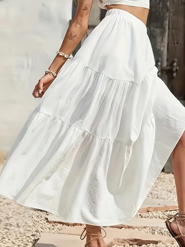 0d5776c4-5351-40a8-8f44-74eb53bab97f.jpg Classic White Midi Skirt Elegant Everyday Women’s Bottom
