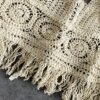 Women's Bohemian Fringe Backless Lapel Collar Outerwear