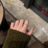 Sand Cloud Minimalist Ring Cold Style Modern Statement Jewelry