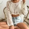 179d9d44-aa8c-477a-a0eb-6ef5a1f376d7.jpg Sexy Lace Knit Swimsuit Cover-Up Beachwear Sheer Dress