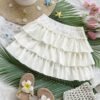 20953060-b66f-42fc-88cb-7a58ab22effe.jpg Casual Ruffled Mini Skirt Solid Color Feminine Bottom