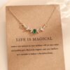 314248694add5b30656d3a85b4c82ed8.jpg Leaf Branch Zircon Necklace Elegant Nature-Inspired Pendant