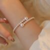 31e38528-831c-4562-87b1-2880b005f576.jpg French Retro Pearl Bracelet Elegant Imitation Pearl Jewelry