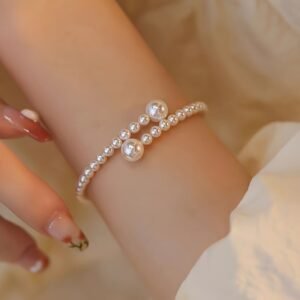 31e38528-831c-4562-87b1-2880b005f576.jpg French Retro Pearl Bracelet Elegant Imitation Pearl Jewelry