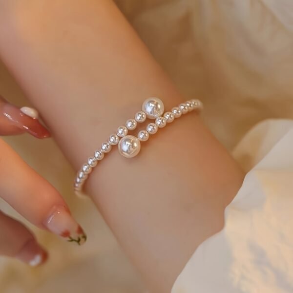 31e38528-831c-4562-87b1-2880b005f576.jpg French Retro Pearl Bracelet Elegant Imitation Pearl Jewelry