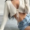 Lightweight Long Sleeve Cardigan Casual Summer Cover-Up