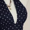 4e76a01d-6241-46b9-b857-725292b396d9.jpg Women'S Polka Dot Print Ruffled Low-Plunge V-Neck Short Cami