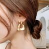5367298c-6ffd-4e62-b53b-720626e1ec62.jpg Irregular Geometric Earrings Minimalist Fashion Statement Jewelry