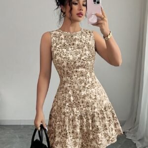 5cf35ff3-7e4e-451e-92fc-44c6f99f9838.jpg Elegant Floral Sleeveless Dress Waist-Cinching Date Outfit