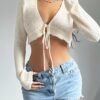 Lightweight Long Sleeve Cardigan Casual Summer Cover-Up