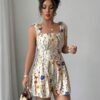 7e0afa72533846aa89cac04be97f7f68-goods.jpeg Women's Printed Bow Waist Holiday Jumpsuit Shorts