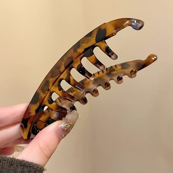 84098aa7-ce54-4d98-bb42-2c5382248afa.jpg Large Capacity Banana Hair Clip Strong Hold Back Comb Hair Claw
