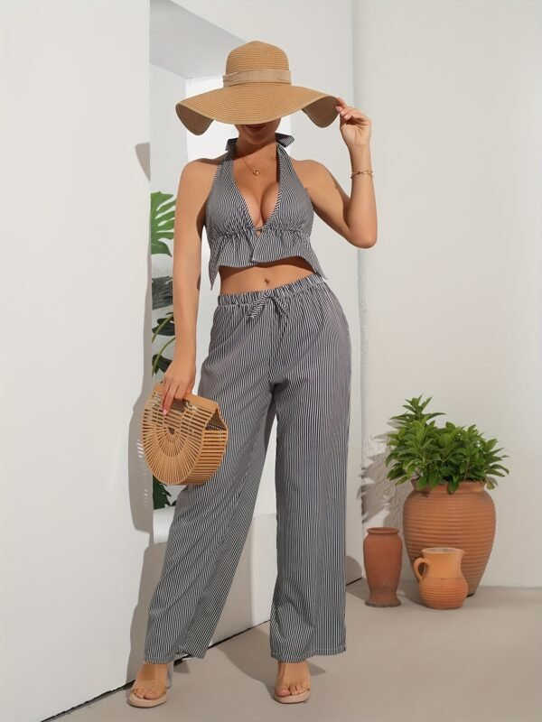 abd8e222-c17f-42c8-bd0d-b49e0cc323f7.jpg Chic Striped Tie-Waist Suit Set Women’s Casual Office Outfit