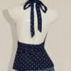 b333d414-6593-40a1-a312-b8cc3c7a4796.jpg Women'S Polka Dot Print Ruffled Low-Plunge V-Neck Short Cami