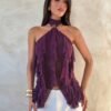 f1524bab-06c9-4013-83fe-03b636207ce9.jpg Elegant Layered Ruffle Sleeveless Top Purple Feminine Blouse