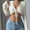 Lightweight Long Sleeve Cardigan Casual Summer Cover-Up
